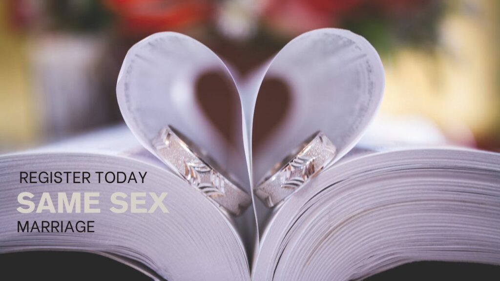 Register same sex marriage